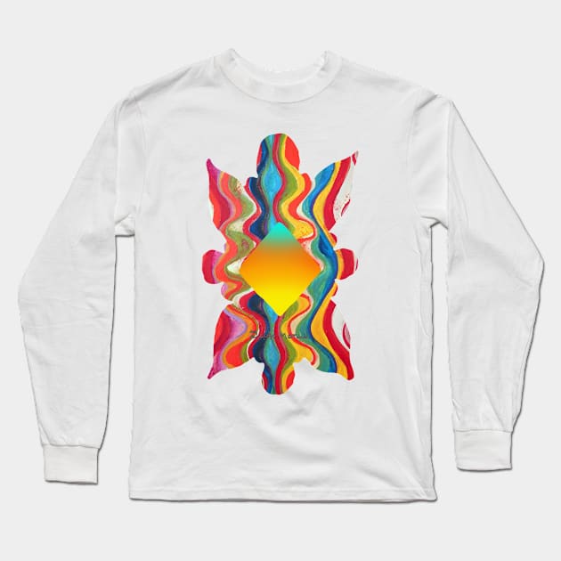 Pop abstract Long Sleeve T-Shirt by diegomanuel